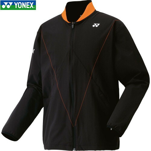 ■貨物輸送無料■【YONEX】ヨネックス 50182-007 VAユニウォームアップシャツ[黒いこと][ユニ一発やる/男女兼用/バドミントン/アウター/上衣/厚地の外套/ビクターアクセルセンコレクション]【RCP】