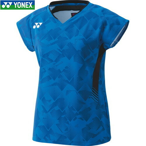 ■送料無料■【YONEX】ヨネックス 20871-002 ウィメンズゲームシャツ(フィットシャツ)[ブルー][レディース/テニス/バドミントン/半袖/半そで/Tシャツ/半袖シャツ/ゲームシャツ/試合/トップス/スポーツウェア]【RCP】