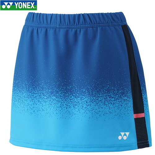 ■貨物輸送無料■【YONEX】ヨネックス 26180-018 ウィメンズスカート(下穿きスパッツ付)[天の原青味][レディース/庭球/バドミントン/スコート/スカート/ボトムス/庭球スコート]【RCP】