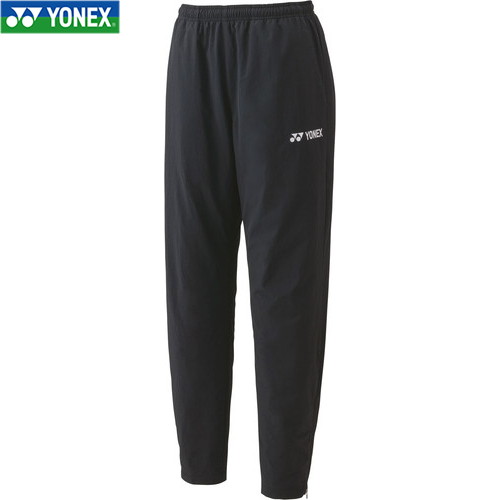 ■送料無料■【YONEX】ヨネックス 80098-007 ユニ裏地付ウィンドウォーマーパンツ[ブラック][ユニセックス/男女兼用/テニス/バドミントン/ロングパンツ/長ズボン/ボトムス/トレーニングパンツ/移動着/ウォームアップパンツ]【RCP】