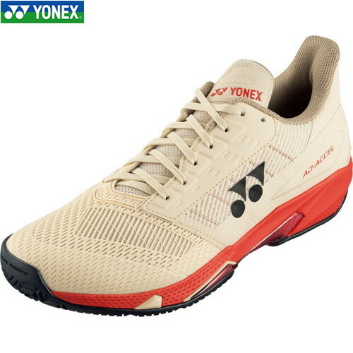 ■貨物輸送無料■【YONEX】ヨネックス SHTAAMA-194 パワークッションアドアクセル メンAC[真砂ベージュ][メンズ/庭球/靴/シューズ/くつ/庭球シューズ/形づくる]【RCP】