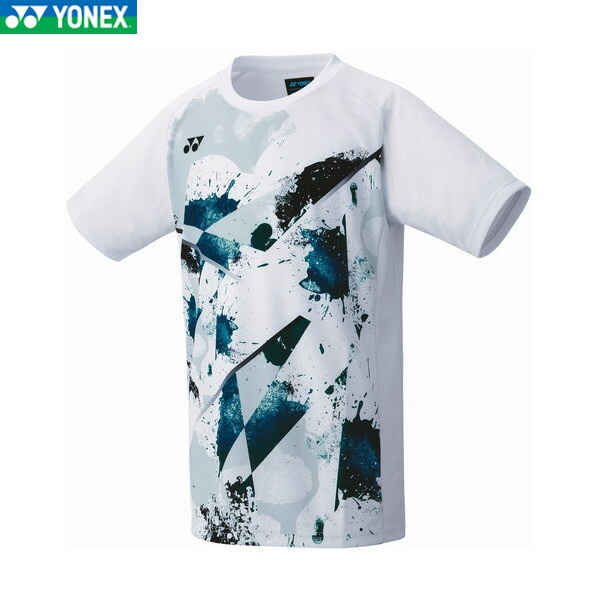 YONEX バドミントンシャツ ホワイト/レッド YONEX バドミントンシャツ ホワイト/レッド ウェア