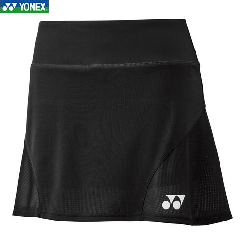 ■貨物輸送無料■【YONEX】ヨネックス 26153-007 ウィメンズスカート(下穿きスパッツ付)[黒いこと][レディース/庭球/ソフトテニス/バドミントン/スコート/ボトムス/庭球御召しもの/下穿きスパッツ]【RCP】