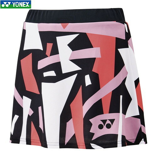 ■貨物輸送無料■【YONEX】ヨネックス 26154-007 ウィメンズスカート(下穿きスパッツ付)[黒いこと][レディース/庭球/ソフトテニス/バドミントン/スコート/ボトムス/庭球御召しもの/下穿きスパッツ]【RCP】