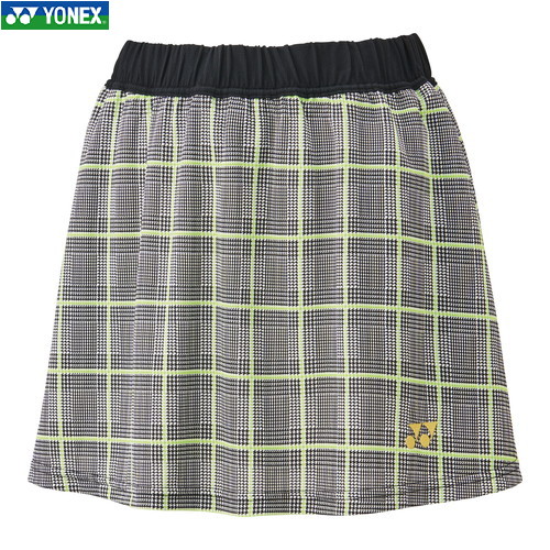 ■貨物輸送無料■【YONEX】ヨネックス 26175-007 ウィメンズスカート[黒いこと][レディース/庭球/ソフトテニス/バドミントン/スコート/ボトムス/庭球御召しもの]【RCP】