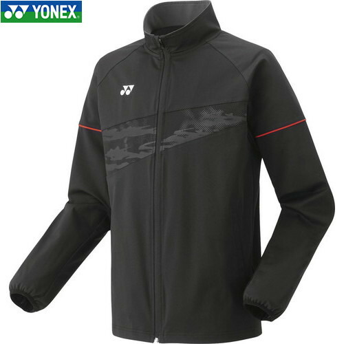■貨物輸送無料■【YONEX】ヨネックス 50178J-007 ジュニアニットウォームアップシャツ[黒いこと][お坊っちゃん/キッズ/ちびっ子/庭球/バドミントン/上衣/アウター/厚地の外套/形づくる御召しもの/民族大移動着/ジップアップ]【RCP】