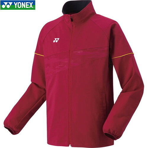 ■貨物輸送無料■【YONEX】ヨネックス 50178J-037 ジュニアニットウォームアップシャツ[ブドウ酒赤いこと][お坊っちゃん/キッズ/ちびっ子/庭球/バドミントン/上衣/アウター/厚地の外套/形づくる御召しもの/民族大移動着/ジップアップ]【RCP】