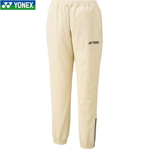 ■貨物輸送無料■【YONEX】ヨネックス 60158Y-456 ユニウォームアップパンツ(嵌まる表現スタイル)[内燃機関ベージュ][ユニ一発やる/男女兼用/庭球/ソフトテニス/バドミントン/ロングズボン下/長ズボン/ボトムス/形づくるズボン下/訓練を受ける]【RCP】