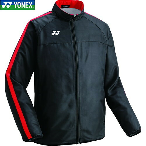 ■送料無料■【YONEX】ヨネックス FW7001J-187 ジュニア裏地付ウォーマージャケット[ブラック/レッド][ジュニア/キッズ/子供/サッカー/フットボール/ジャケット/上着/トレーニングウェア/移動着/ウォームアップウェア/ジップアップ]【RCP】｜トランスポーツ