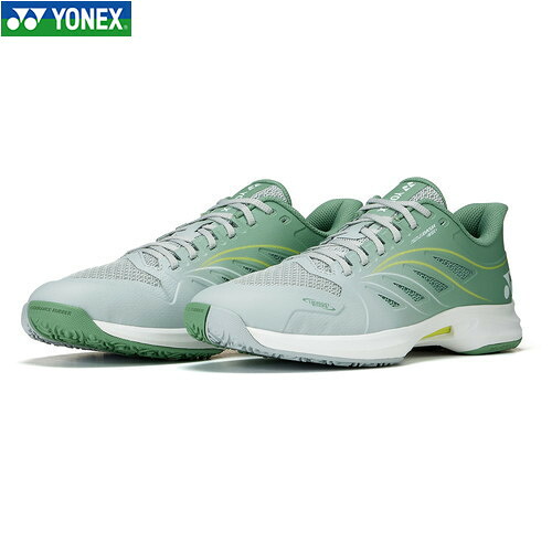■貨物輸送無料■【YONEX】ヨネックス SHTAD5WG-809 パワークッションエアラスダッシュ5 広々とした GC[薄墨色/ペールグリーン][メンズ/レディース/庭球/スニーカー/スポーツシューズ/庭球シューズ/置き目とり捨てる/4E広々とした/粘土・砂入り口・入口人工芝用]【RCP】