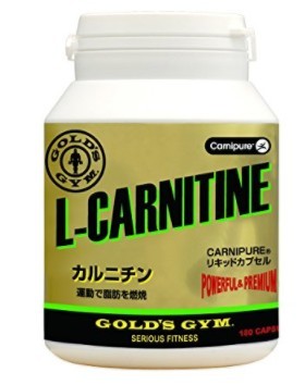 カルニチン　サプリメント　脂肪　GYM　ゴールドジム　GOLD'S　F2210　を燃やす　180粒