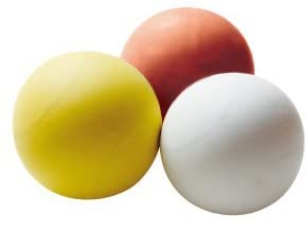 楽天市場 鞠つき まりつき用ボール ゴムボール 12 5cm 昔ながらのまりつきボール 赤黄白 3個セット 日本製 まとめ買い Traum 楽天市場店