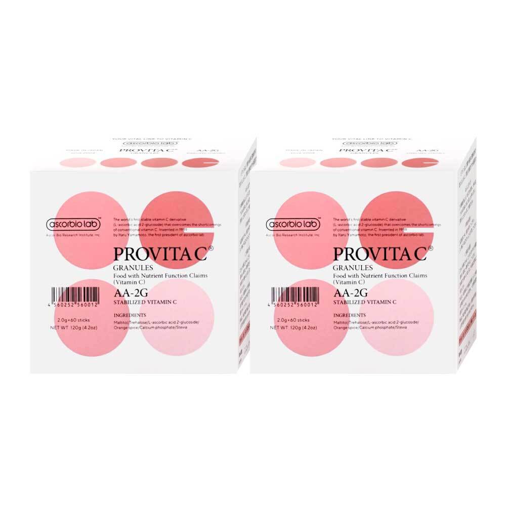 プロビタC PROVITAC 120g (2.0g×60包) 2個仕かける サプリメント-ビタミンC-ダイエット・健康