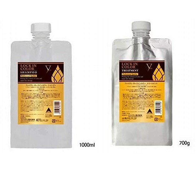 【ポイント10倍★ お買い物マラソン限定 】【ＮＥＷ】ファイテン ファイテン ロックインカラーシャンプー1000ml＆ロックインカラートリートメント700gセット