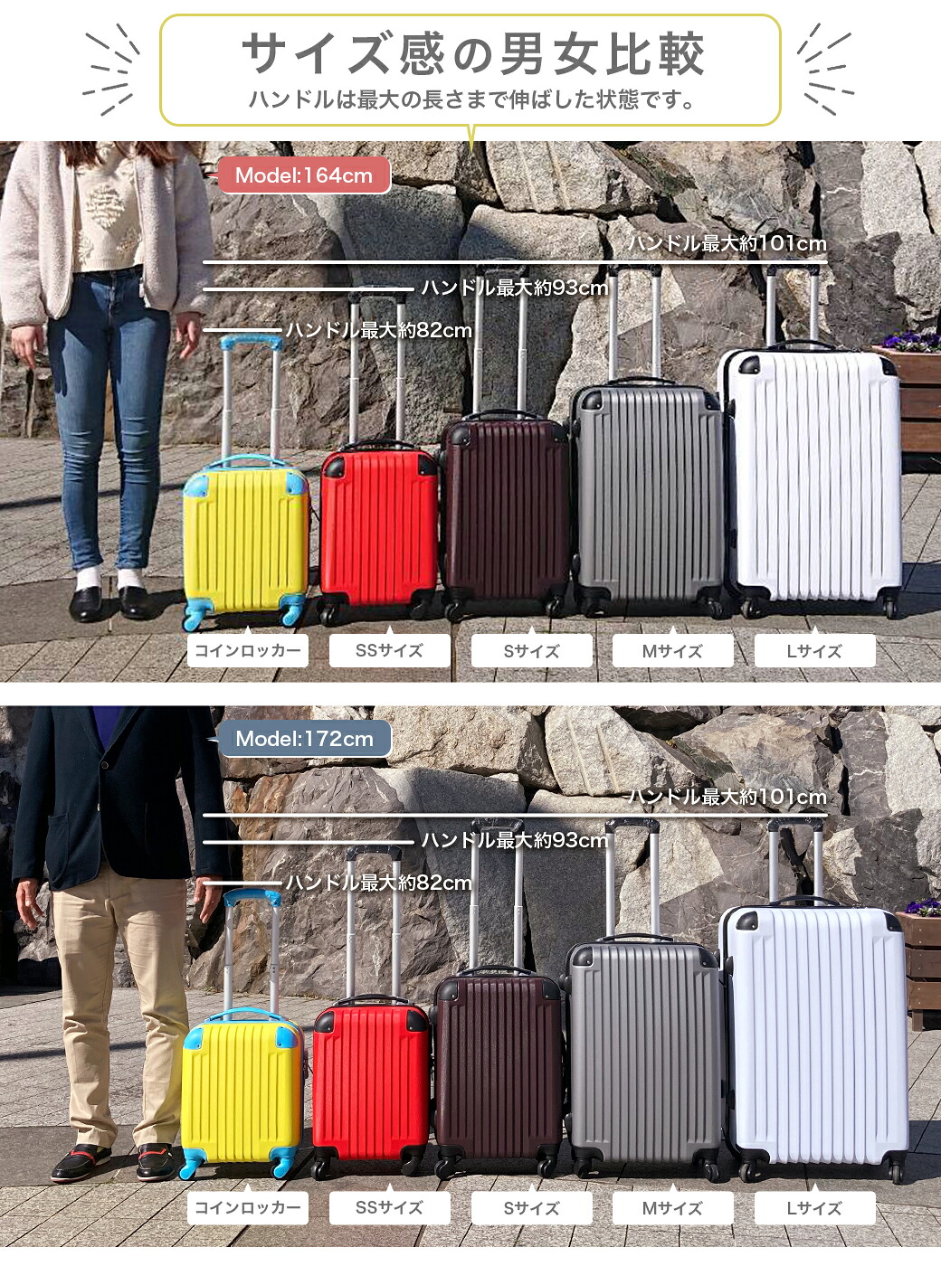 【楽天1位&6冠達成】スーツケース コインロッカー 22L 機内持込可(LCC) 1泊 ハード ダイヤルロック 3年保証 子供 キャリーケース