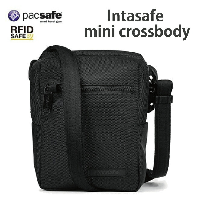 パックセーフ ミニクロスボディ Intasafe 旅行用バッグ インタセーフ バッグ Pacsafe パックセーフ Mini Crossbody ボディ ボディ 旅行用品 海外旅行 ショルダー バッグ 便利グッズ 防犯グッズ おしゃれ トラベルグッズ トラベル 海外旅行グッズ 防犯 ショルダー