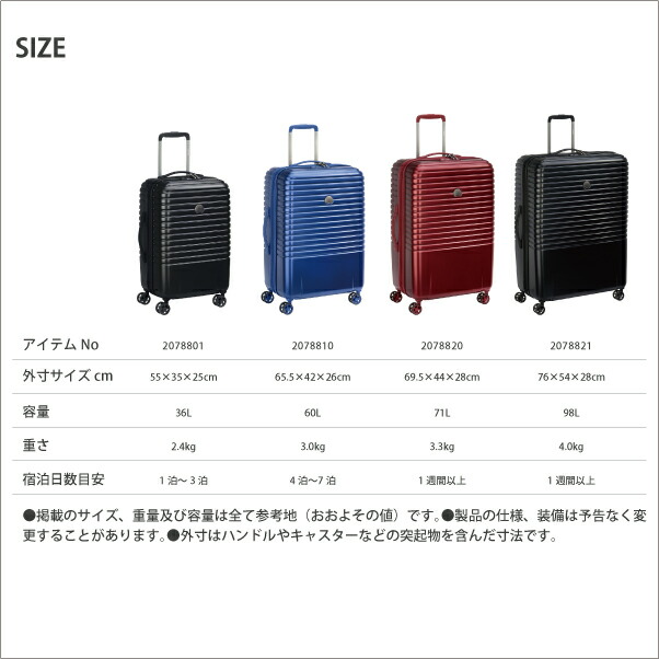 デルセー スーツケース Delsey Caumartin Plus 69 5cm Mサイズ 修学旅行 Tsaロック 超軽量 ブランド キャリーバック 旅行用 海外旅行 カーマーティンプラス 国際線 キャリーケース かわいい 軽量 キャリー キャリーバッグ 軽い 旅行カバン バッグ 約1週間 おしゃれ 毎週