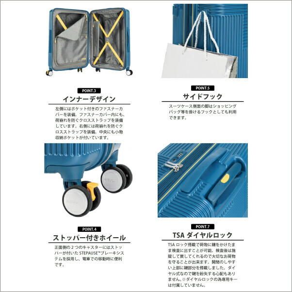 楽天市場 機内持ち込み アメリカンツーリスター Velton ヴェルトン Gl7 001 35l スーツケース サムソナイト ストッパー付 かわいい 付き バッグ おしゃれ キャリー ケース キャリーバッグ スーツ ストッパー Tsaロック 鍵 バック 1 2泊 キャリーケース Ssサイズ