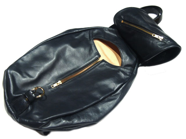 楽天市場 Mark Honore マーク オノレ Kangaroo Leather Swaggy Bag スワギーバッグ Navy Travels トラベルズ
