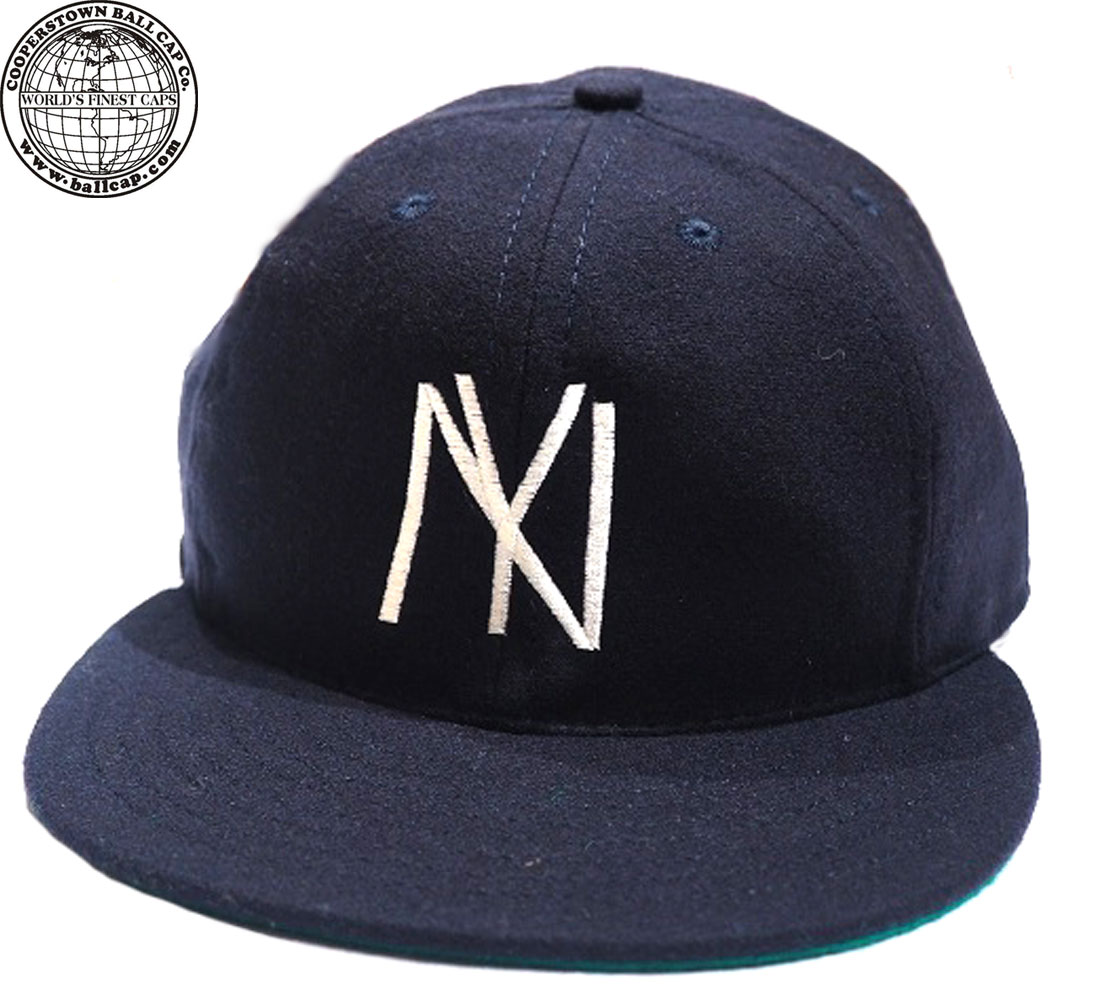 【国内正規品】【正規取扱店】COOPERSTOWN BALL CAP(クーパーズタウンボールキャップ)/NEWYORK BLACK YANKEES vintage baseball cap/navy|TRAVELS (トラベルズ)