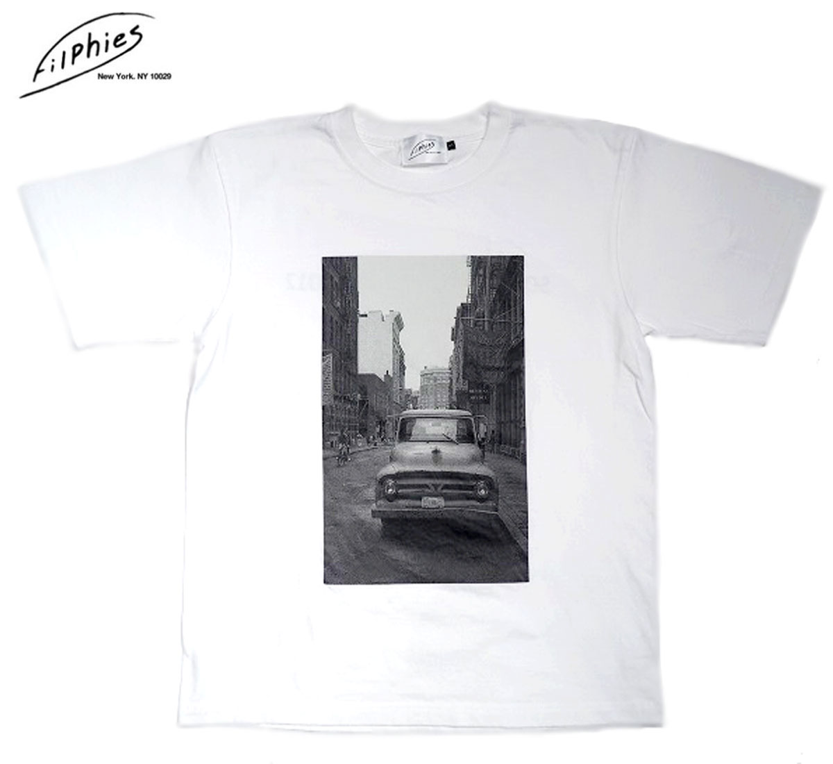 【只今３０％OFF！】【正規取扱店】FILPHIES(フィルフィーズ）/S/S CAR TEE/white