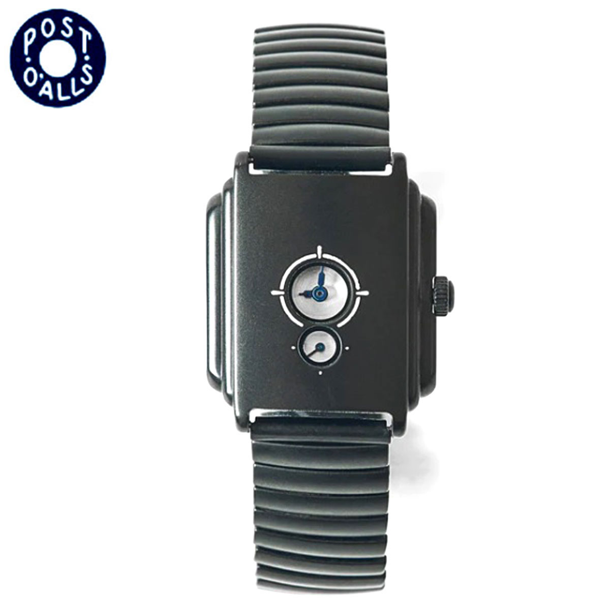 土日限定価格　ポストオーバーオールズ　ラッキーウォッチ　フラット　ブラック 楽天市場】POST OVERALLS/ #4401-FBK POST Lucky Watch / flat black