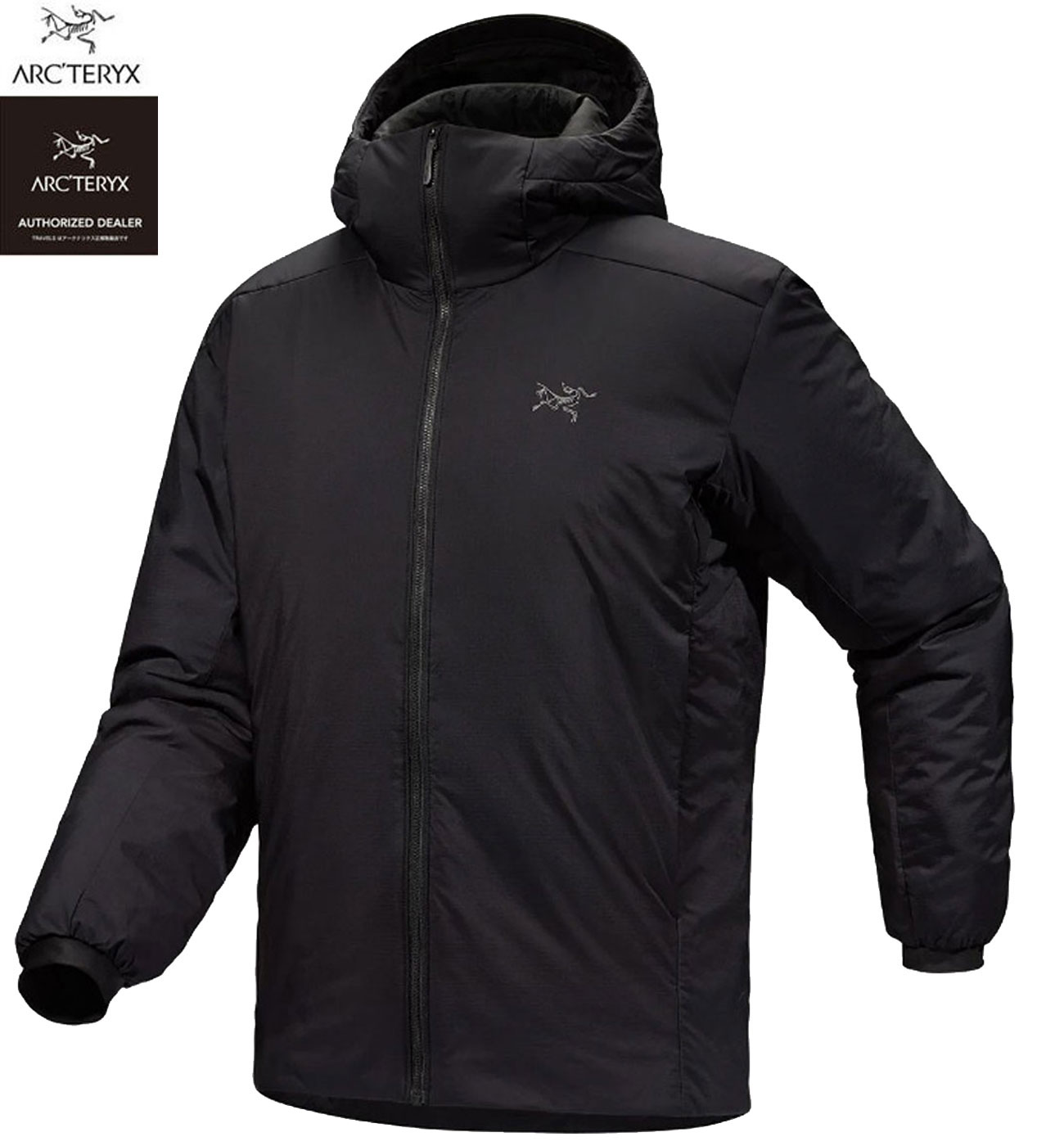 【楽天市場】【国内正規品】【正規取扱店】ARC'TERYX（アークテリクス）/# X000007487 ATOM HOODY MENS（アトムフーディー）/black  : travels （トラベルズ）