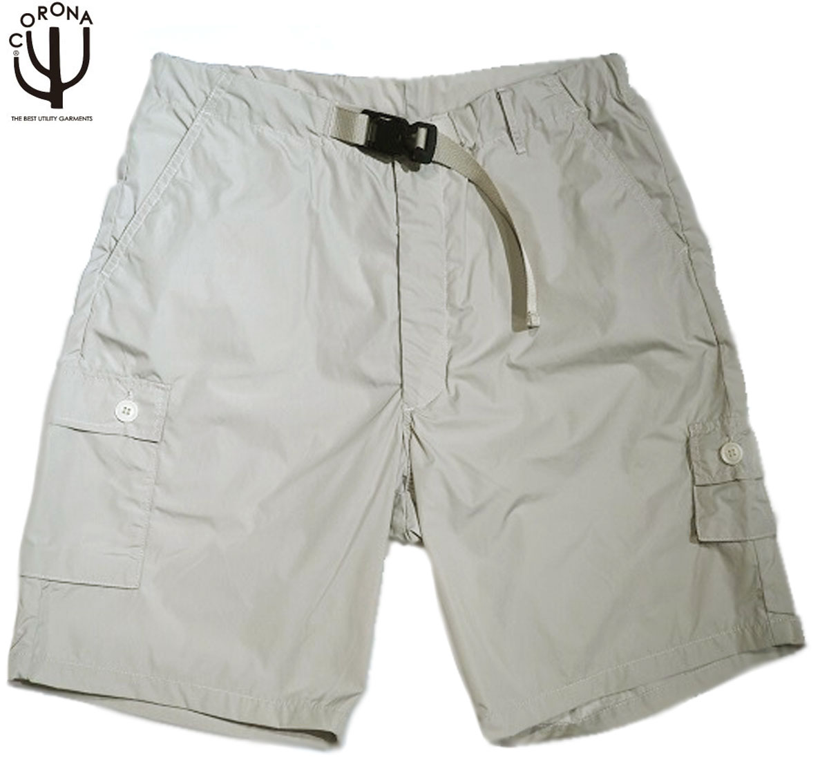 【只今３０％OFF！】【正規取扱店】CORONA FATIGUE SLACKS（コロナ・ファティーグスラックス）/#FP014E-22-03 FATIGUE SLACKS /TIGER EASY SHORT SLACKS /nylon taffeta /sand｜TRAVELS （トラベルズ）