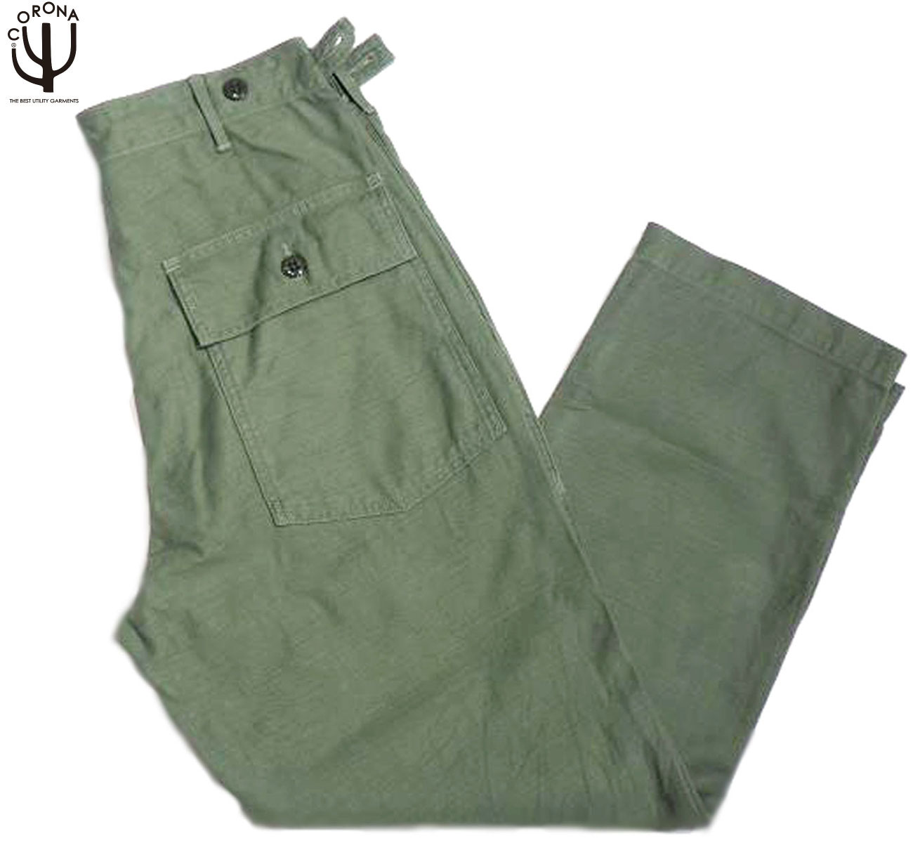 パンツ CORONA FATIGUE SLACKS T-56 M RIPSTOP FP021・DESERT SLACKS 2 / Pewter – THE CORONA UTILITY