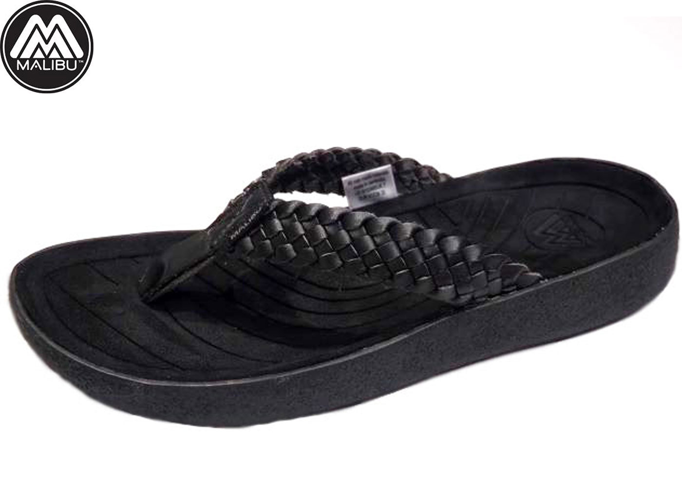【只今３０％OFF！】【国内正規品】【正規取扱店】MALIBU SANDALS（マリブ・サンダル）/ #MS070030 SURF RIDER（サーフライダー）/black x black