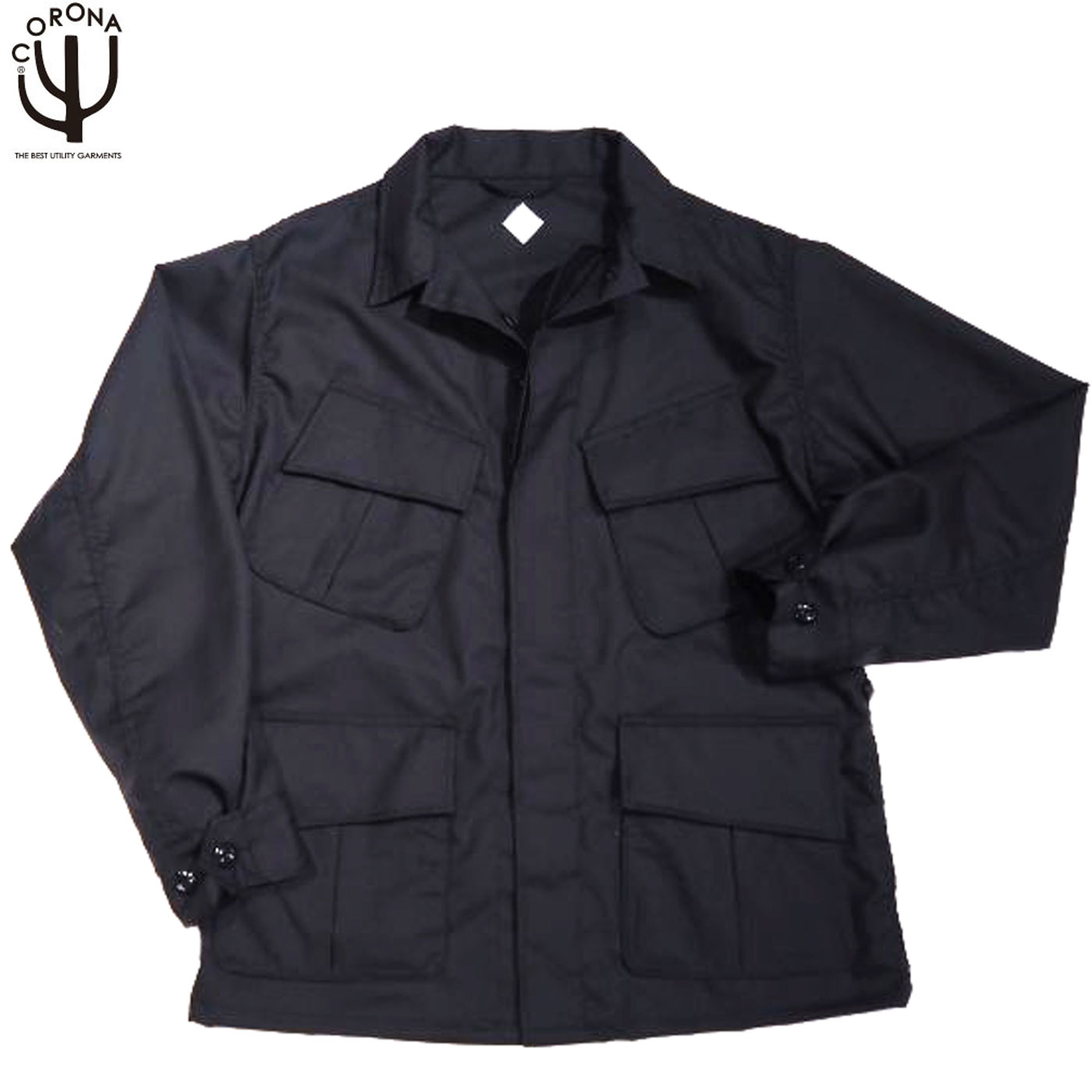 【正規取扱店】THE CORONA UTILITY(コロナ）/#CJ096-26-01 JUNGLE JACKET WOOL TROPICAL CLOTH/navy｜TRAVELS （トラベルズ） 39,325円