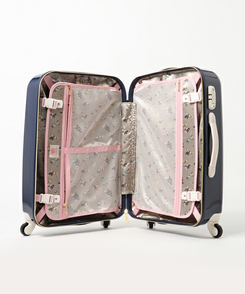 楽天市場 アウトレット Ace エース スーツケース Ae 06038 ジュエルナローズ ディズニー ミッキー ミニー キャリーケース 旅行鞄 Sサイズ 小型 スーツケースの旅のワールド