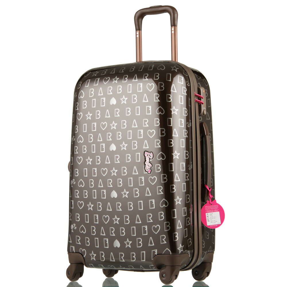 【楽天市場】(アウトレット)ACE(エース) スーツケース AE-05772 バービー（Barbie）Mサイズ 中型 旅行鞄 キャリーケース