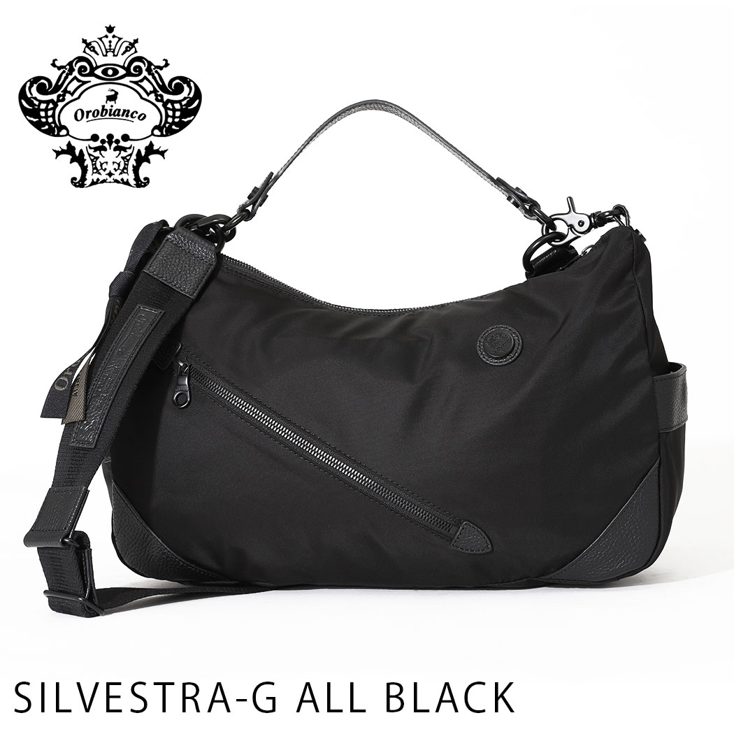 楽天市場 ラッピング無料 クーポン発行 ショルダー バッグ 鞄 かばん オロビアンコ Orobianco ビジネス Silvestra G All Black Orobianco スーツケースの旅のワールド