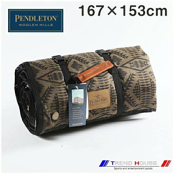ペンドルトン ブランケット ［PENDLETON］YAKIMA ROLL-UPCAMP BLANKET/ヤキマロールアップキャンプブランケット _XR342-52813/HEMRICH STRIPE