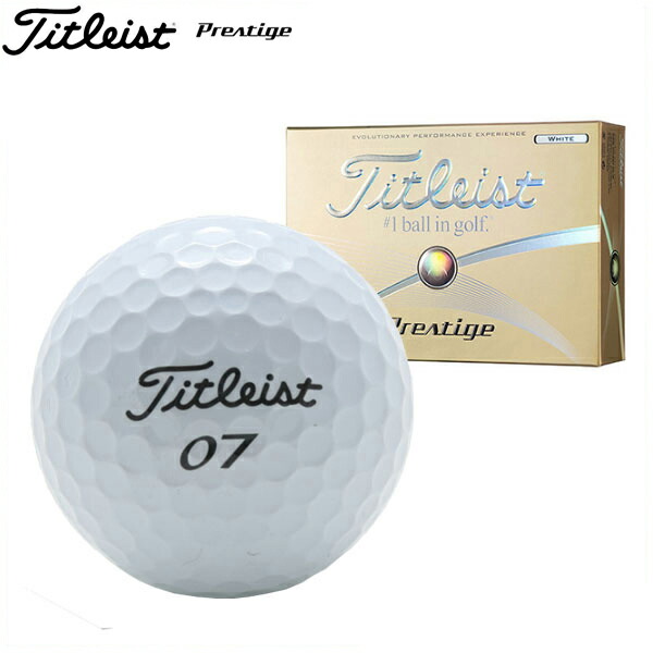 楽天市場 新品未使用 タイトリスト プレステージ ホワイト オーバーランボール １２球１ダース 箱なしアウトレットprestige Titleist Trend House