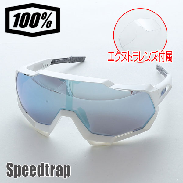 100% スピードトラップ SPEEDTRAP Matte White ワンハンドレッドパーセント 100パーセント