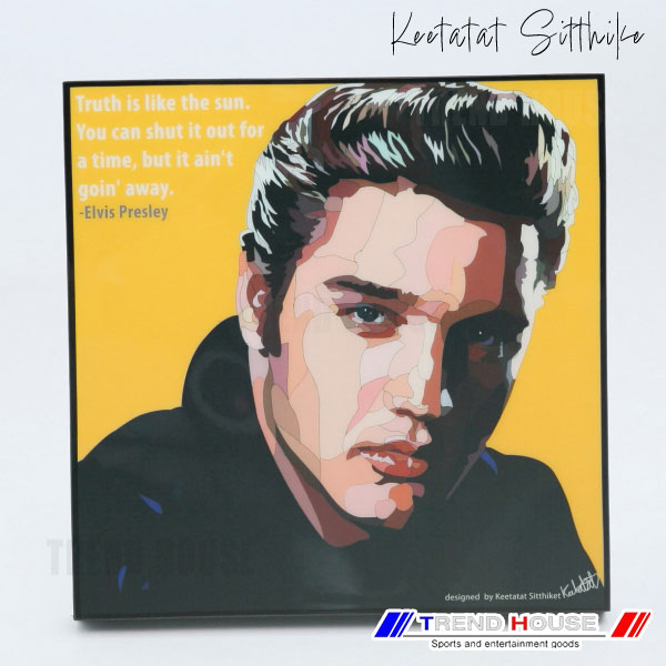楽天市場】アートパネル 特大52cmサイズ☆ Elvis Presley エルヴィス