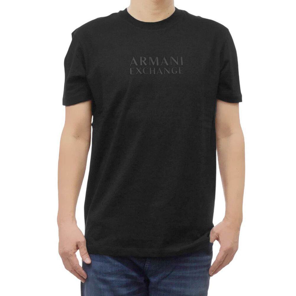 A/X Armani Exchange★刺繍ロゴ コットン Tシャツ ブラック 半袖 ウィメンズ Tシャツ | 【公式】A|X アルマーニ エクスチェンジ