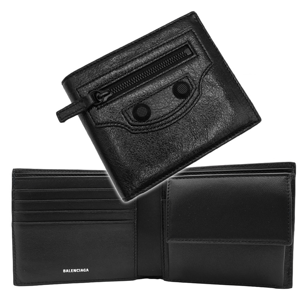 楽天市場】BALENCIAGA バレンシアガ 二つ折り財布 EMBOSSED