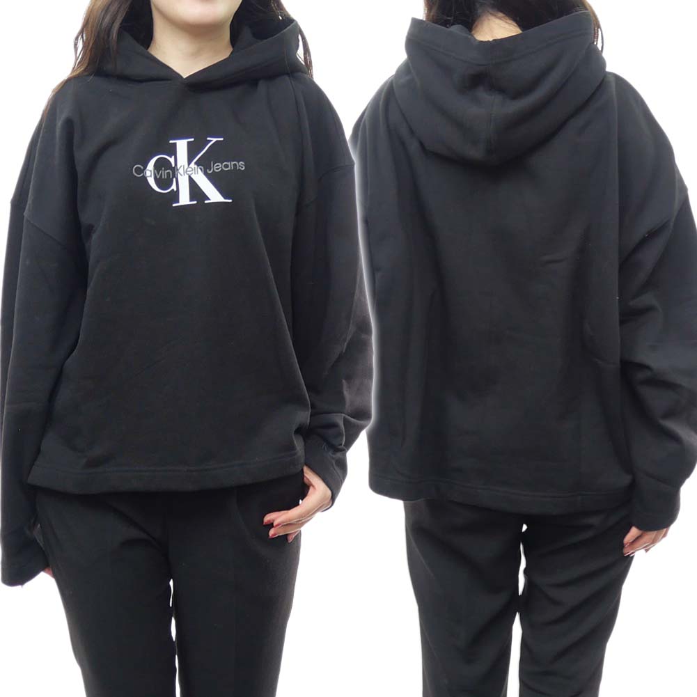   JEANS カルバンクラインジーンズ レディースプルオーバーパーカー J20J219759 ブラック 楽天市場】CALVIN KLEIN JEANS カルバンクラインジーンズ プル