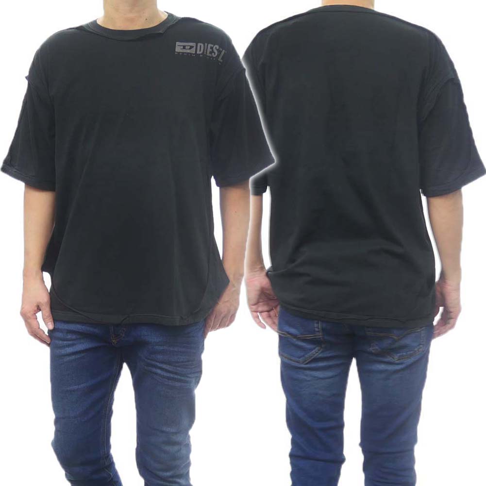 楽天市場】DIESEL ディーゼル Tシャツ T-ADJUST-BIGOVAL A17402 0NJBM