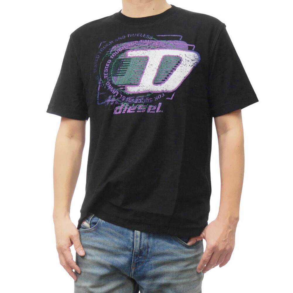 楽天市場】DIESEL ディーゼル クルーネック バックネックロゴ Tシャツ