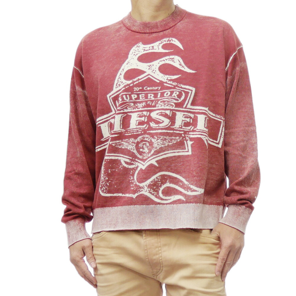 楽天市場】DIESEL ディーゼル クルーネック セーター ニット A11218