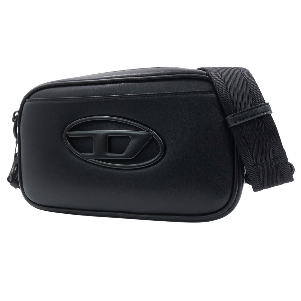 DIESEL ディーゼル ショルダーバッグ X10262 P5925 / HOLI-D CAMERA BAG メンズ ブラック 定番人気商品