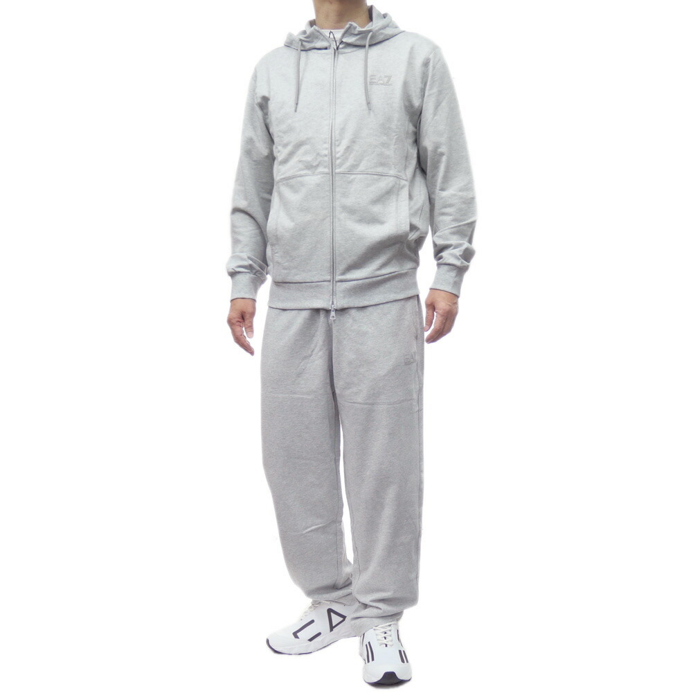 エンポリオアルマーニ　フーディーとショートパンツセット グレー 楽天市場】エンポリオアルマーニ EA7 EMPORIO ARMANI ハーフ