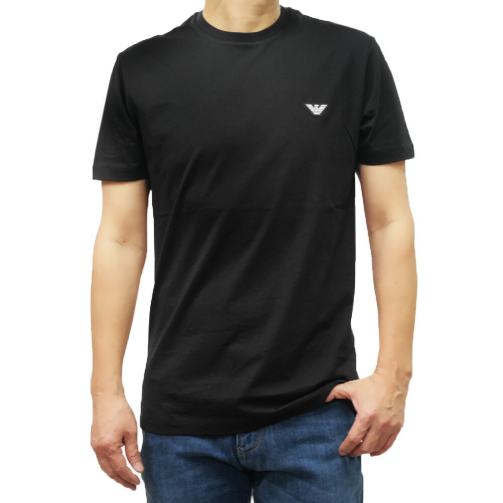 ARMANI UNDERWEAR Tシャツ 刺しゅうロゴ EM000379-AF12034-UC001 EMPORIO ARMANI エンポリオアルマーニ アンダーウェア クルー