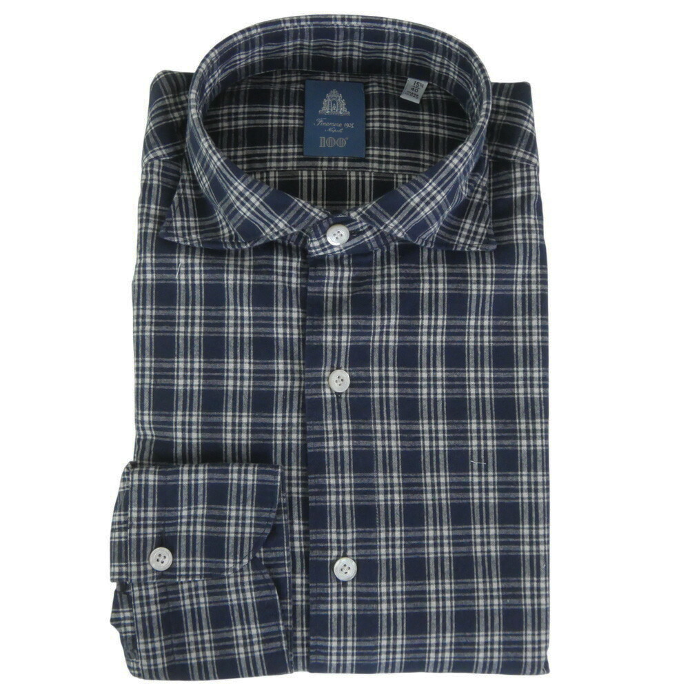 FINAMORE フィナモレ カッタウェイシャツ TOKYO 046300 A5093 / SIMONE メンズ ネイビー 15,246円