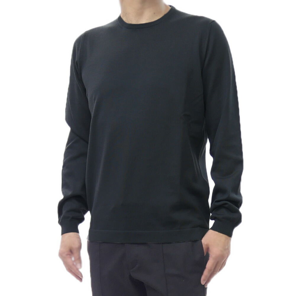 GRAN SASSO グランサッソ クルーネックニット セーター 58136 18120 / PARRICOLLO M/L メンズ ダークグレー 2026春夏新作