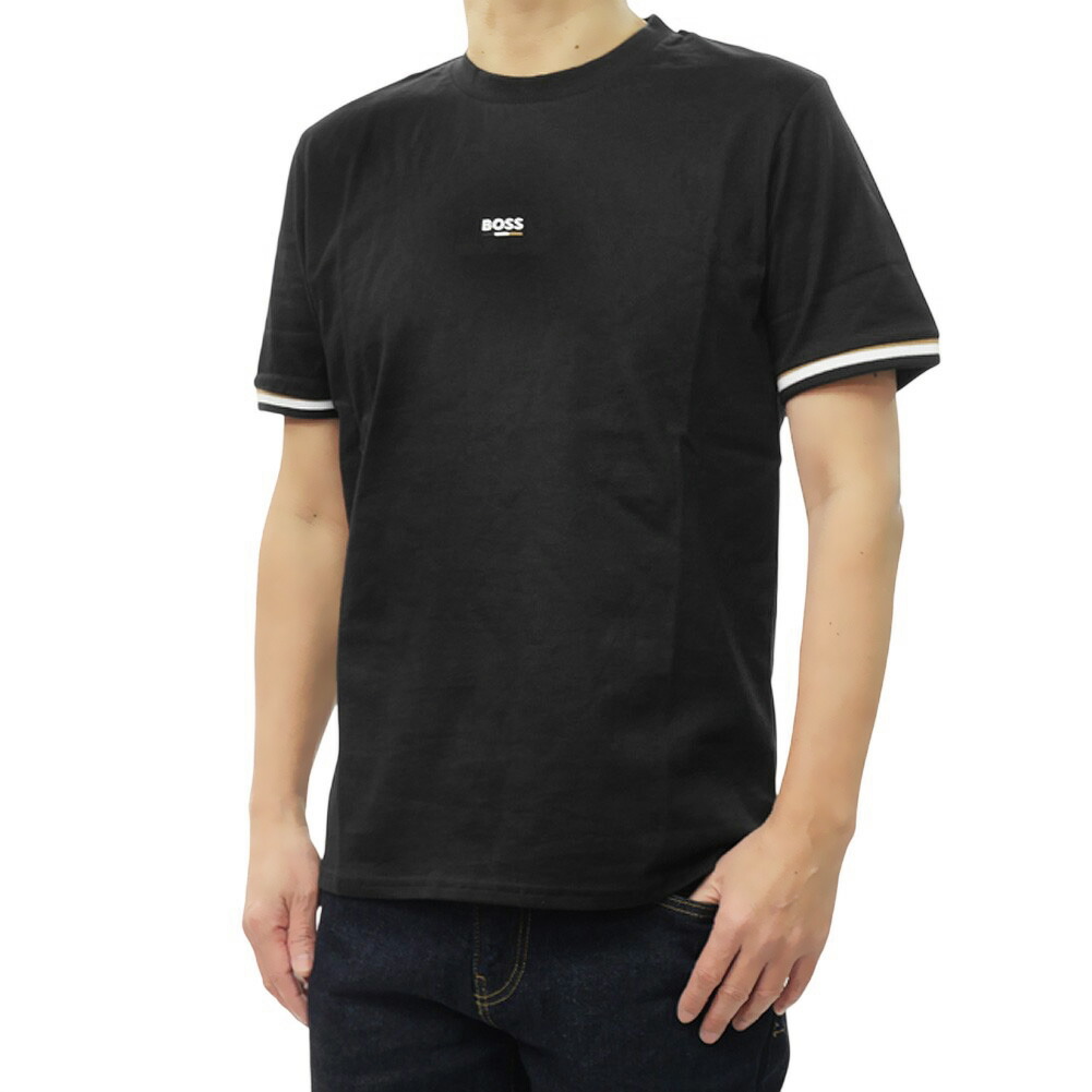 HUGO BOSS ヒューゴボス クルーネックTシャツ 50557198 10205166 / Iconic T-Shirt メンズ ブラック 2026春夏新作